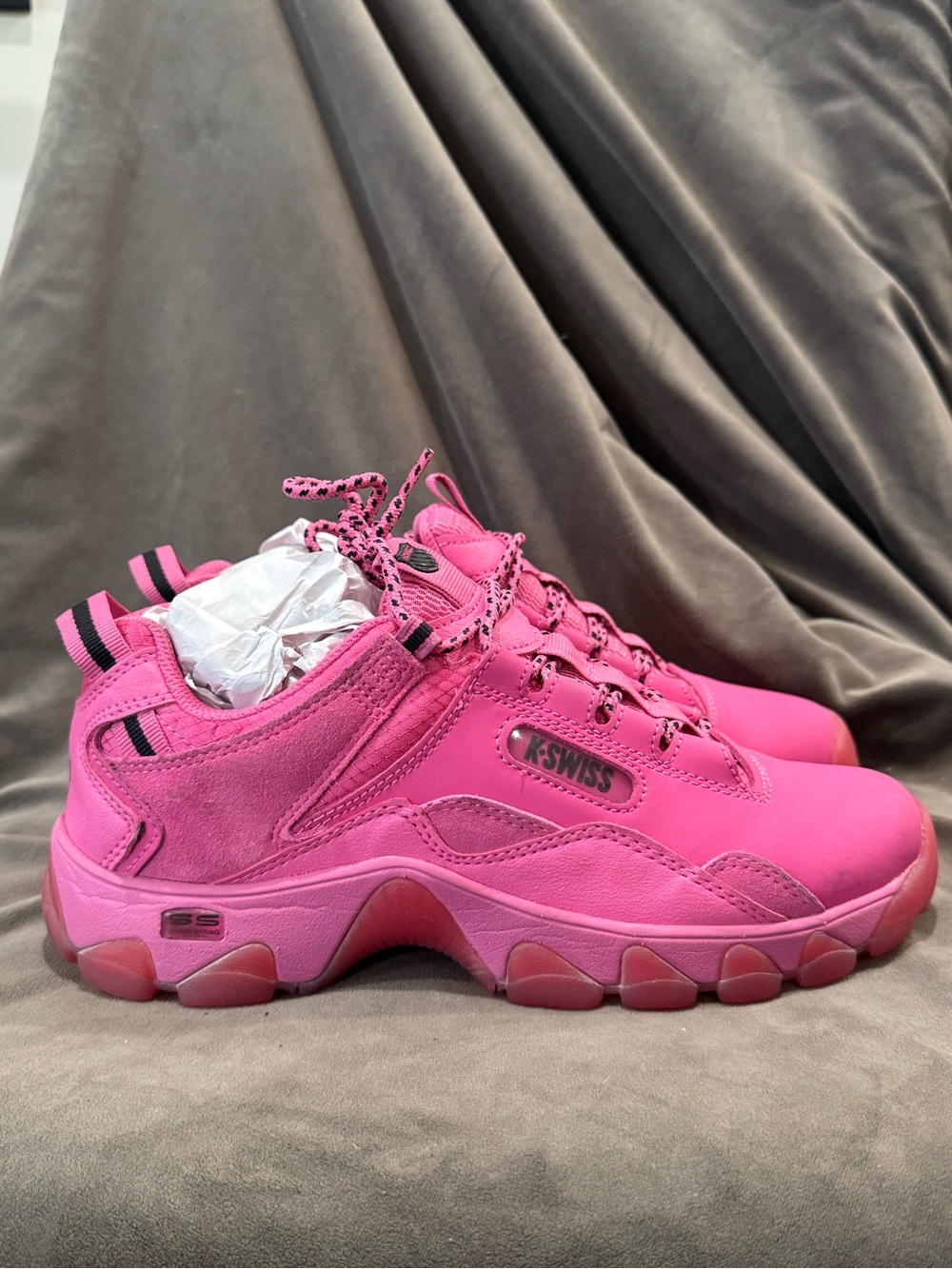 K-Swiss Women's Hot Pink Lace-Up Sneakers